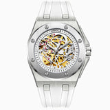 ONOLA Silicone-Strap Automatic Watch