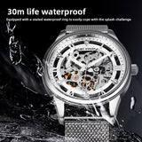 Skeleton Mesh Automatic Watch — 42 mm