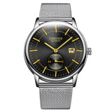 Classic Automatic Leather-Strap Watch