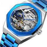 Octagonal Skeleton Automatic Watch — 40 mm