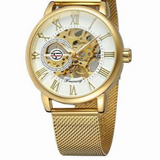 Skeleton Mesh Mechanical Watch