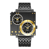 Dual Dial Bracelet Quartz Watch