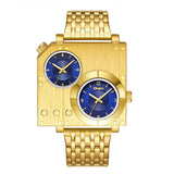 Dual Dial Bracelet Quartz Watch