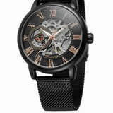 Skeleton Mesh Mechanical Watch