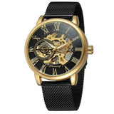 Skeleton Mesh Mechanical Watch