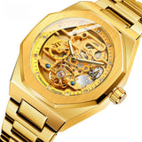 Octagonal Skeleton Automatic Watch — 40 mm