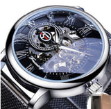 Skeleton Mesh Mechanical Watch