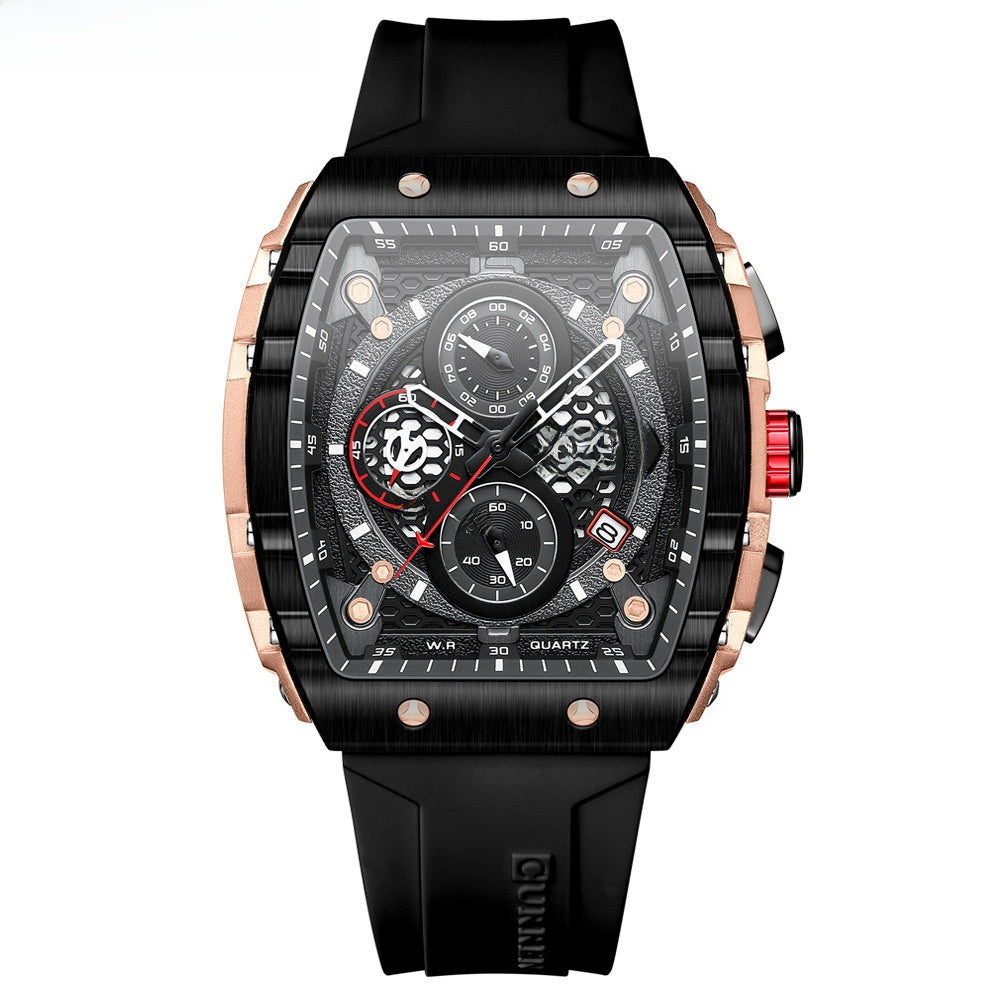 Six-Hand Sports Chronograph Watch