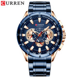 CURREN Six-Hand Calendar Watch