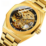 Octagonal Skeleton Automatic Watch — 40 mm