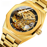 Octagonal Skeleton Automatic Watch — 40 mm