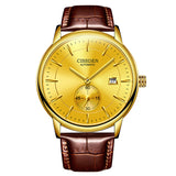 Classic Automatic Leather-Strap Watch