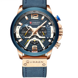 CURREN Large-Dial Quartz Watch
