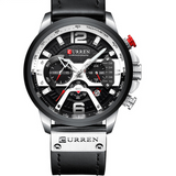 CURREN Large-Dial Quartz Watch