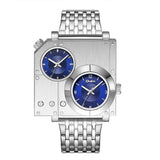 Dual Dial Bracelet Quartz Watch