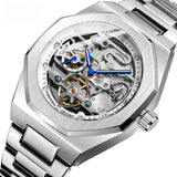 Octagonal Skeleton Automatic Watch — 40 mm