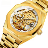 Octagonal Skeleton Automatic Watch — 40 mm