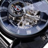 Skeleton Mesh Mechanical Watch