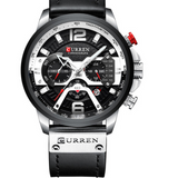 CURREN Large-Dial Quartz Watch