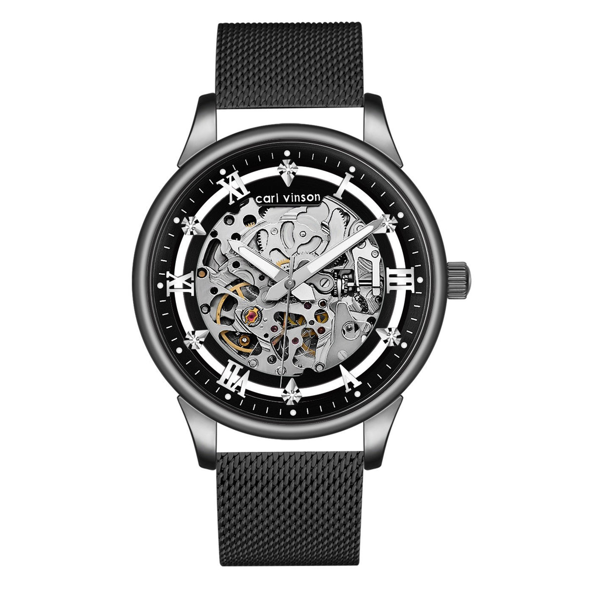 Skeleton Mesh Automatic Watch — 42 mm
