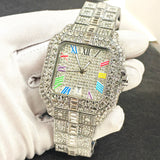 Embellished Square Quartz Watch