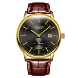 Classic Automatic Leather-Strap Watch