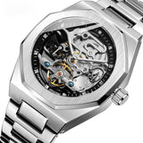 Octagonal Skeleton Automatic Watch — 40 mm