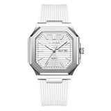 Octagonal Calendar Quartz Watch