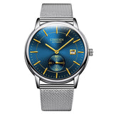 Classic Automatic Leather-Strap Watch