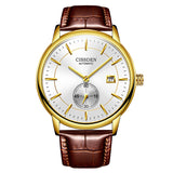 Classic Automatic Leather-Strap Watch