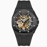 ONOLA Silicone-Strap Automatic Watch